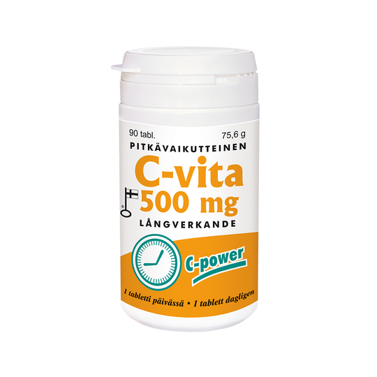 C-Vita 500 mg pitkävaikutteinen 90 tabl