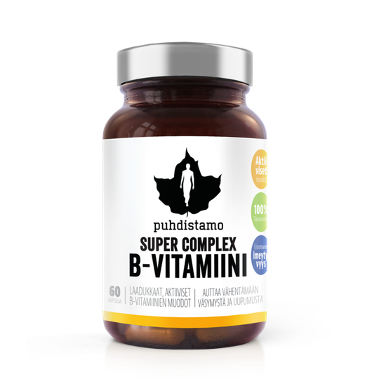 Puhdistamo Super Complex B-vitamiini 60 kpl