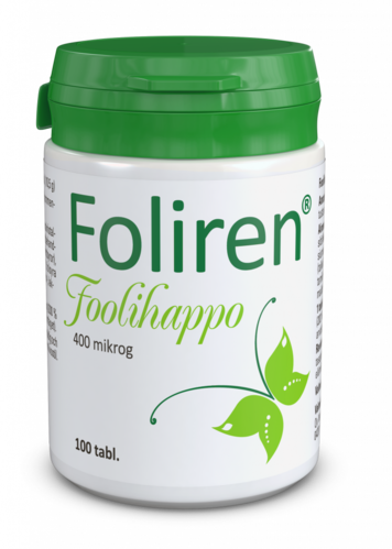 Foliren 400 µg 100 tablettia