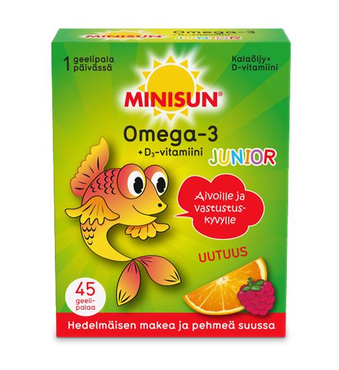 Minisun Omega Junior 45 geelipalaa