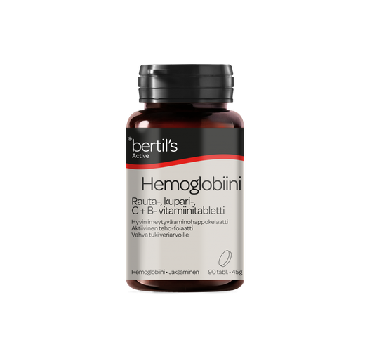 Bertils Active Fe Hemoglobiini 90 tabl