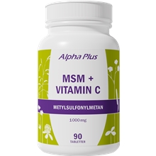 MSM + Vitamin C 90 tablettia