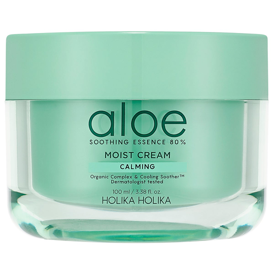 Aloe Soothing Essence 80% Moist Cream, 100 ml Holika Holika Päivävoiteet