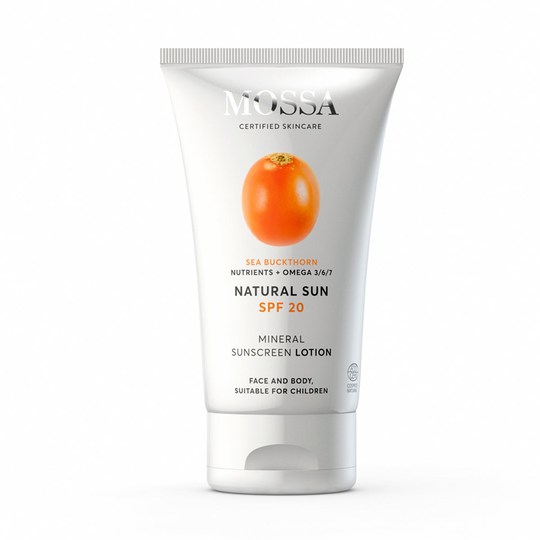 NATURAL SUN Mineral Sunscreen Lotion, MOSSA Vartalovoiteet