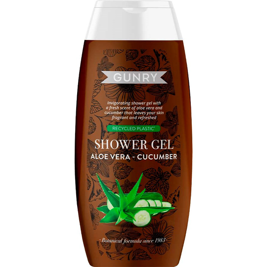 Gunry Fusion Shower Gel Aloe Vera Cucumber 300 ml