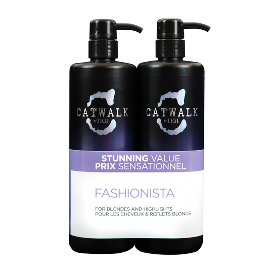 Tigi Catwalk Fashionista Violet Tweens Tuplapakkaus shampoo & hoitoaine (750 ml)
