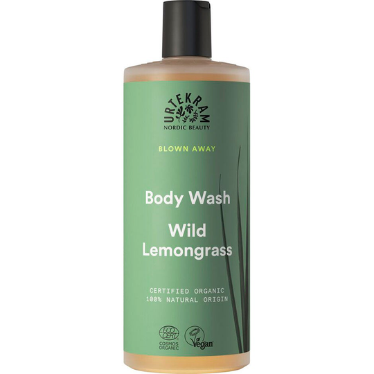 Wild Lemongrass Body Wash, 500 ml Urtekram Suihkugeelit