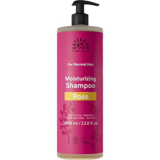 Urtekram Rose Shampoo normaaleille hiuksille 1000 ml