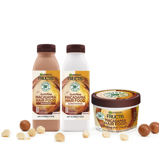 Garnier Fructis Hair Food Macadamia Trio